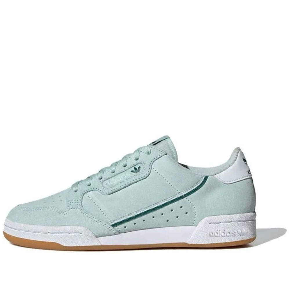 Adidas Continental 80 Mint Green Suede Sneakers (Size 8 / 6.5 UK)